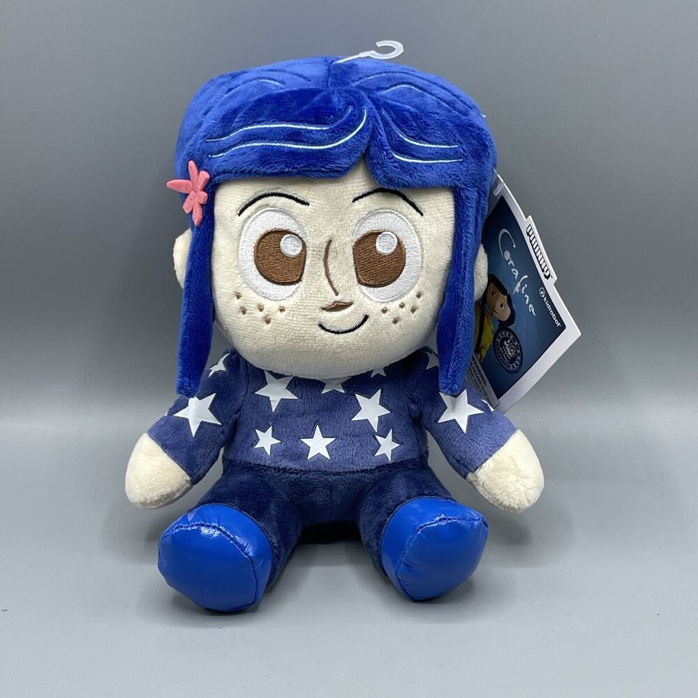 Coraline x Kidrobot Phunny Plush Stuffed Toy Star Sweater 8" Inch NEW